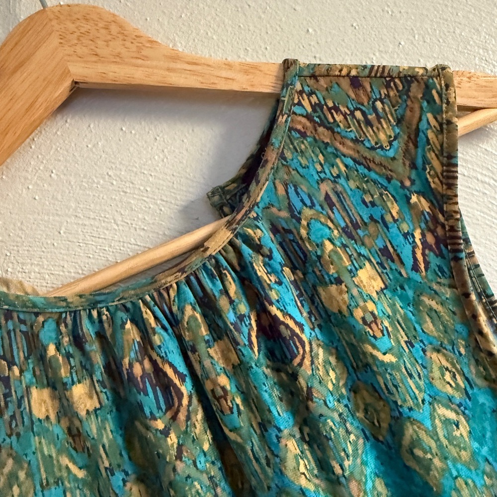 Chaps Patterned Tank Top - Picture 2 of 4